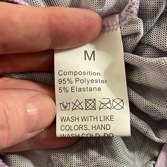 Sheer Sleep Lingerie Dress in Purple Floral Print - Picture 12 of 13